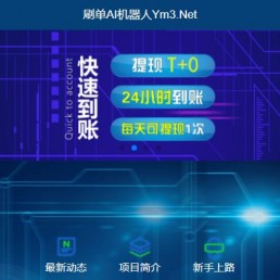 2020亲测AI机器人区块链投资理财源码-游戏挖矿分红系统 接入码支付