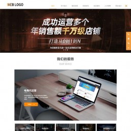 「亲测」织梦模板：HTML5响应式电子商务运营服务平台整站源码下载