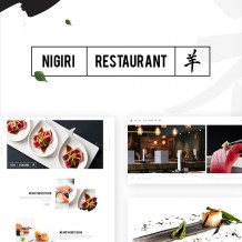 Nigiri主题v1.4英文版-WordPress模板餐饮餐厅/海鲜美食网站源码