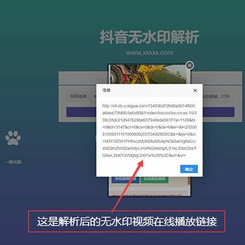 抖音视频在线解析系统-PHP抖音在线一键去水印源码