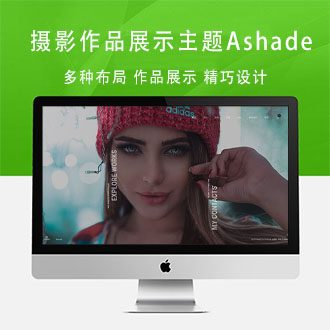 WordPress摄影相册作品展示类主题Ashade v3.0模板下载