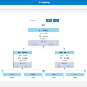 「亲测」ThinkPHP双轨直销源码下载-双轨量碰层碰无直推团队直销系统源码